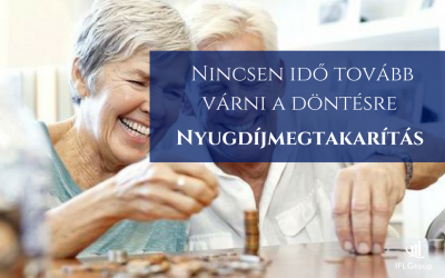 Nyugdíjmegtakarítás: Nincsen idő várni