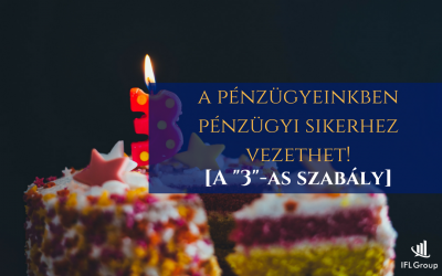 A 3-as szabály alkalmazása a pénzügyeinkben pénzügyi sikerhez vezethet!